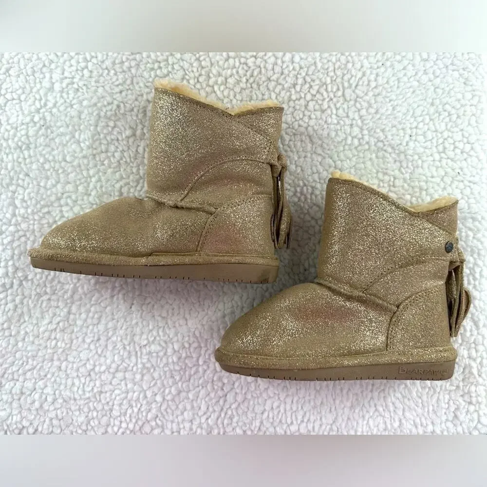 BearPaw gold glitter